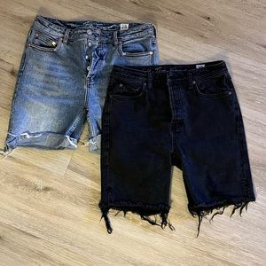 Free people denim shorts